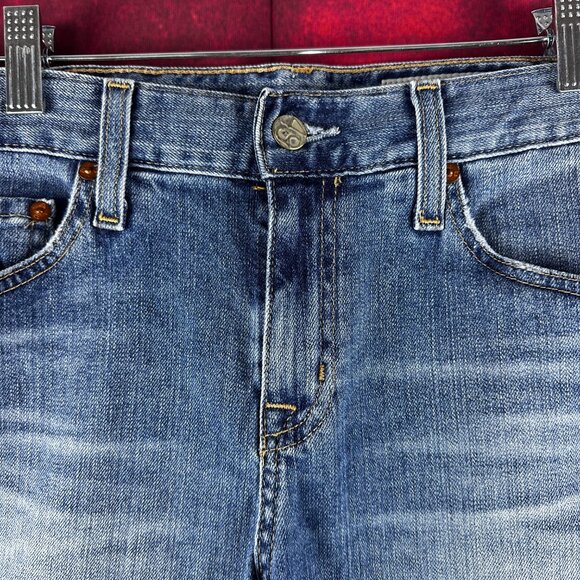 AG THE EX-BOYFRIEND SLIM FIT WOMEN'S JEANS SIZE 31, DISTRESSED LOOK JEANS - Picture 2 of 13